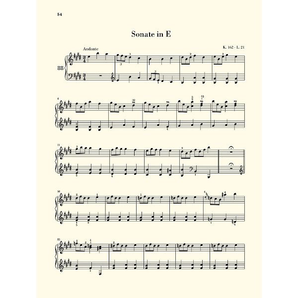 Henle Verlag Scarlatti Klaviersonaten IV