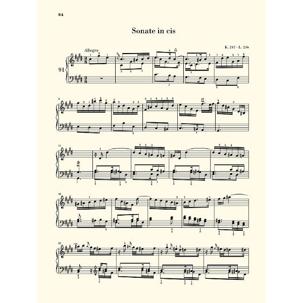 Henle Verlag Scarlatti Klaviersonaten IV