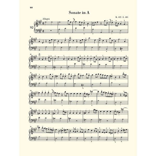 Henle Verlag Scarlatti Klaviersonaten IV