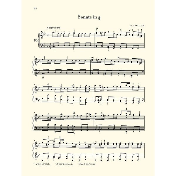 Henle Verlag Scarlatti Klaviersonaten IV