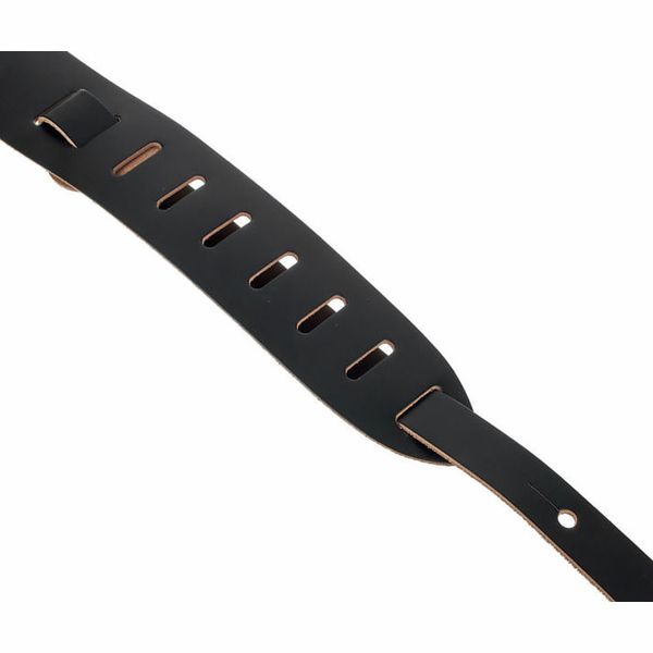 Levys Leather Strap 2" BLK