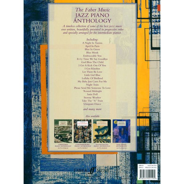 Faber Music Jazz Piano Anthology