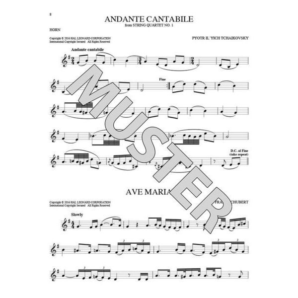 Hal Leonard 101 Classical Themes Horn