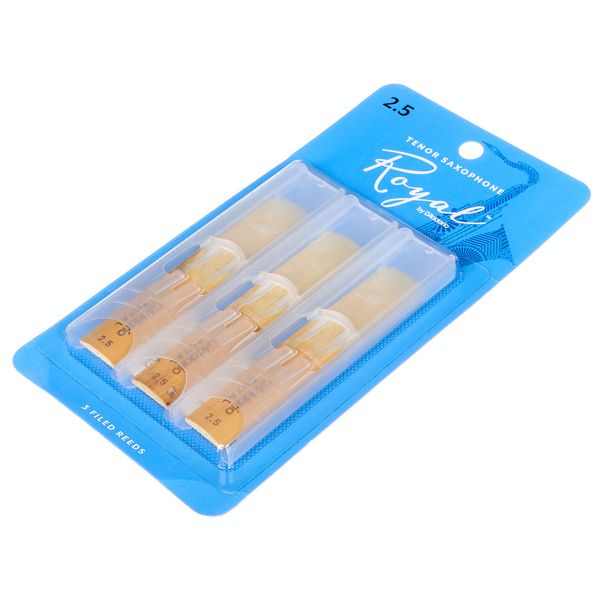 DAddario Woodwinds Royal Tenor Sax 2.5 - 3-Pack