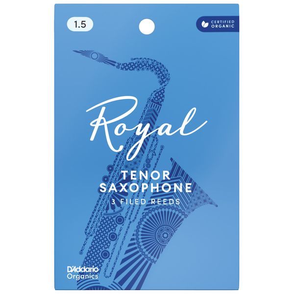DAddario Woodwinds Royal Tenor Sax 1.5 - 3-Pack