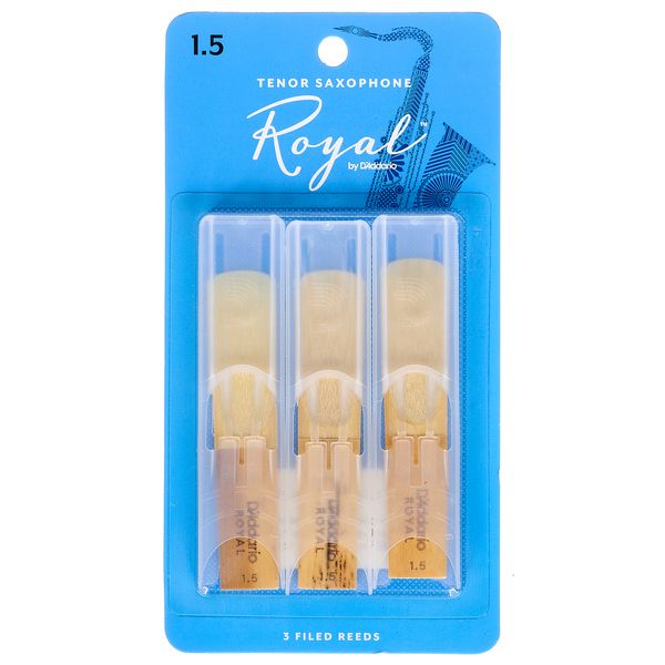 DAddario Woodwinds Royal Tenor Sax 1.5 - 3-Pack