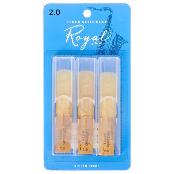 DAddario Woodwinds Royal Tenor Sax 2.0 - 3-Pack