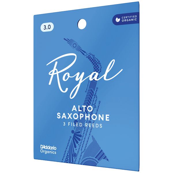 DAddario Woodwinds Royal Alto Sax 3.0 - 3-Pack
