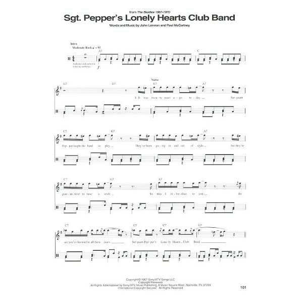 Hal Leonard The Beatles Drum Collection