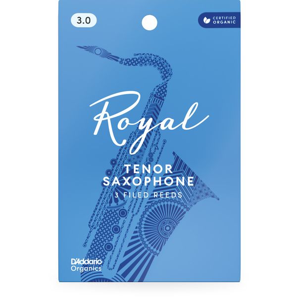 DAddario Woodwinds Royal Tenor Sax 3.0 - 3-Pack