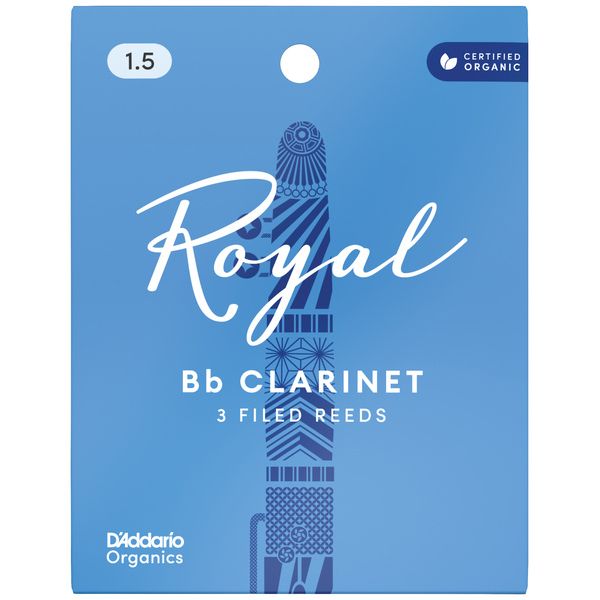 DAddario Woodwinds Royal Bb-Clarinet 1.5 3-Pack
