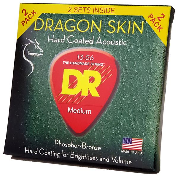 DR Strings Dragon Skin DSA-2/13 2-Pack