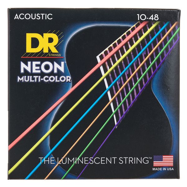 DR Strings Neon Multi NMCA-10