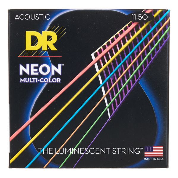 DR Strings Neon Multi NMCA-11