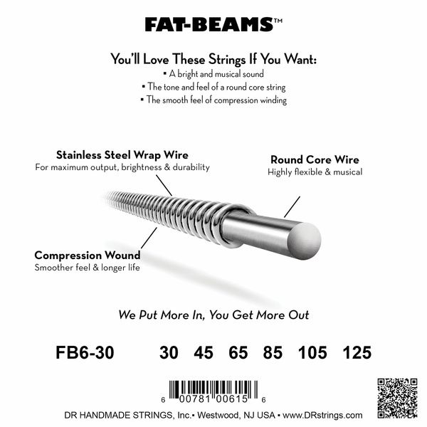 DR Strings Fat-Beams FB6-30
