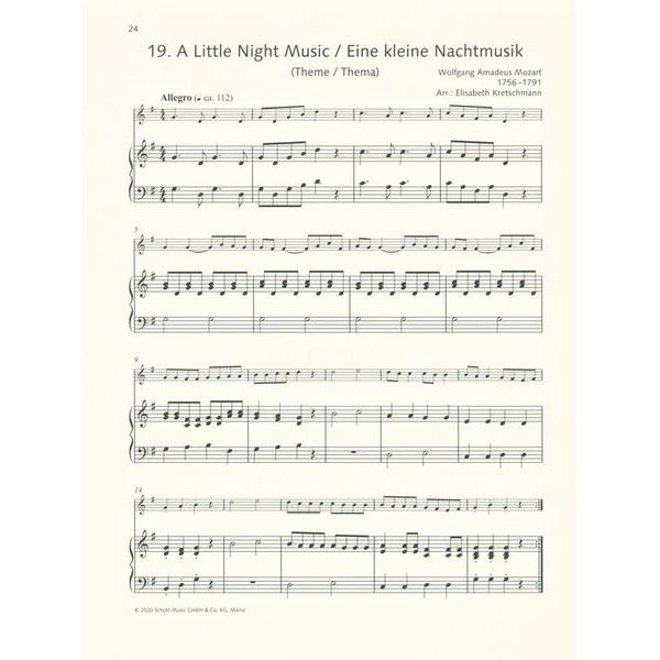 Schott Easy Concert Pieces Recorder 1