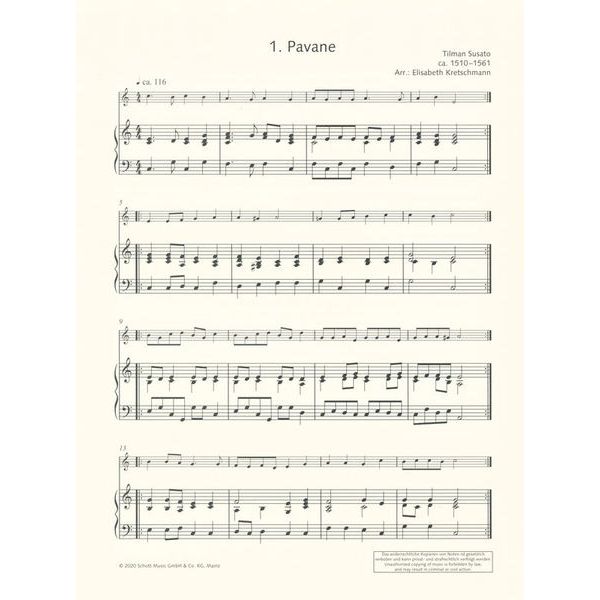 Schott Easy Concert Pieces Recorder 2