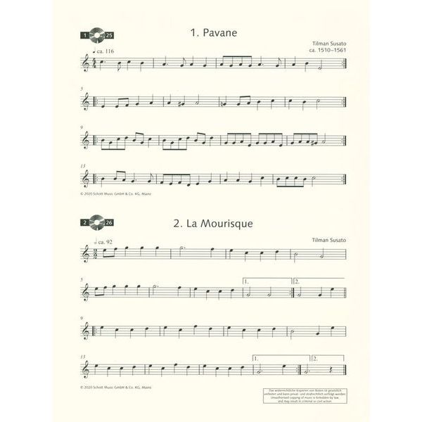 Schott Easy Concert Pieces Recorder 2