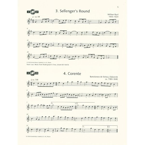 Schott Easy Concert Pieces Recorder 2