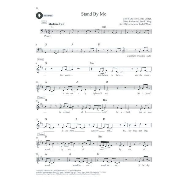 Schott Classic Pop Ballads Clarinet