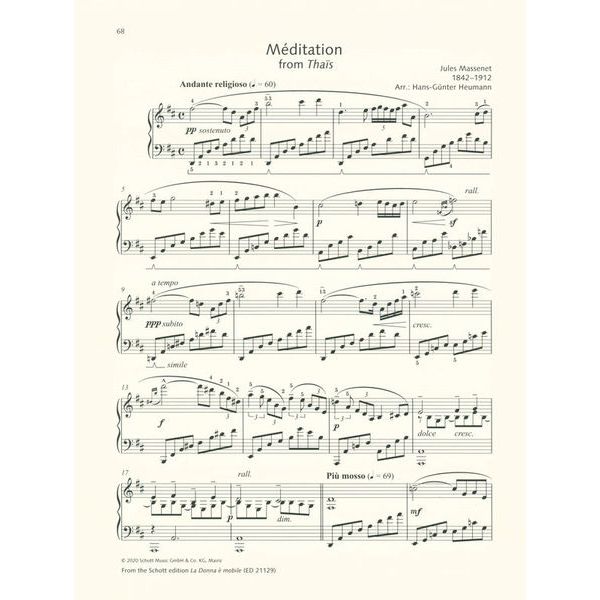 Schott Relax Meditative Piano