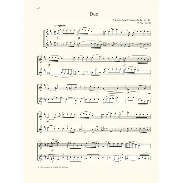 Schott Duets for Fun Alto Saxophone
