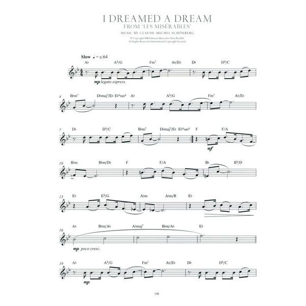 Wise Publications The Legendary Series- Clarinet