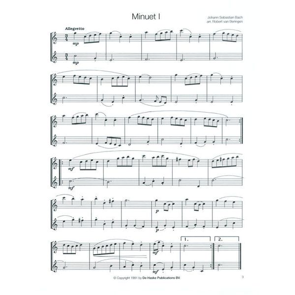 De Haske Bach For Saxophone - Duets
