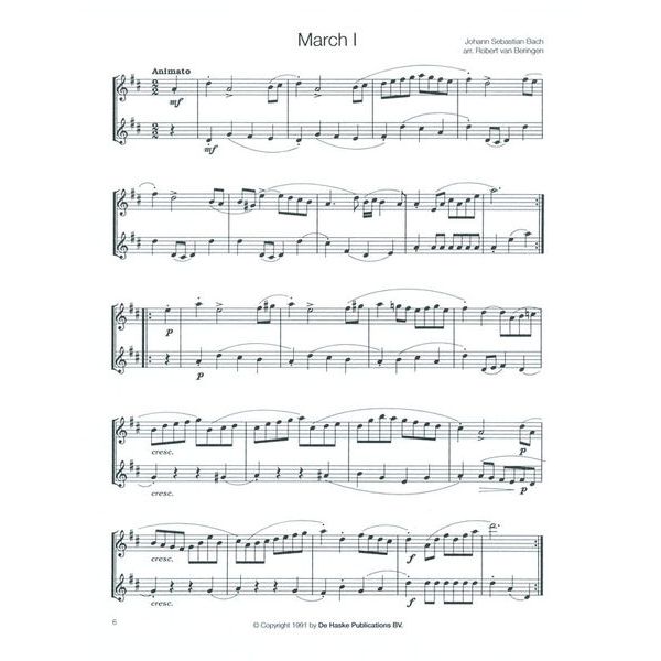 De Haske Bach For Saxophone - Duets