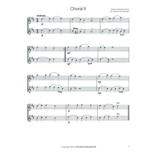 De Haske Bach For Saxophone - Duets