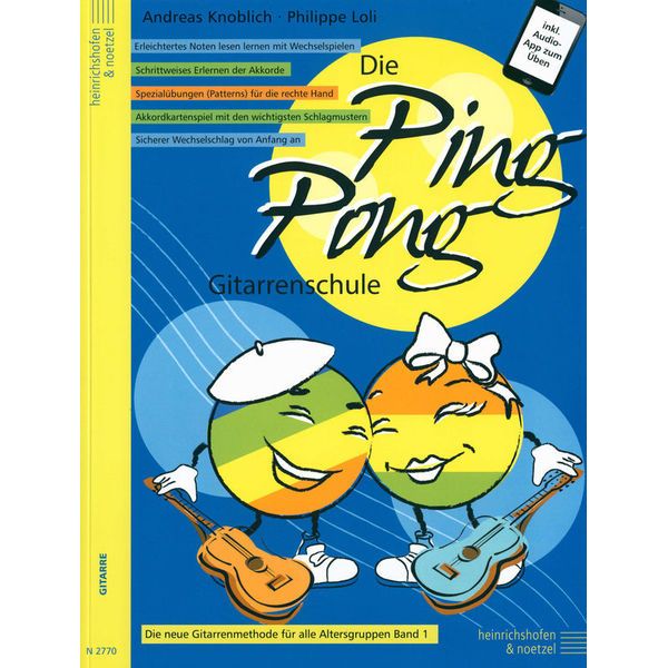 Heinrichshofen Verlag Die Ping Pong Gitarrenschule