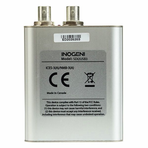 Inogeni SDI-USB 3.0 Converter – Thomann UK