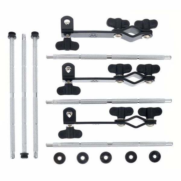Kit Pinces Microphone MEINL MPMCS Pour Cymbales - Permet De Fixer Un Micro Sur Support Cymbale - Pour Enregistrement, Sonorisation