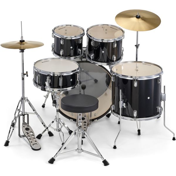 Millenium Focus 22 Drum Set Black