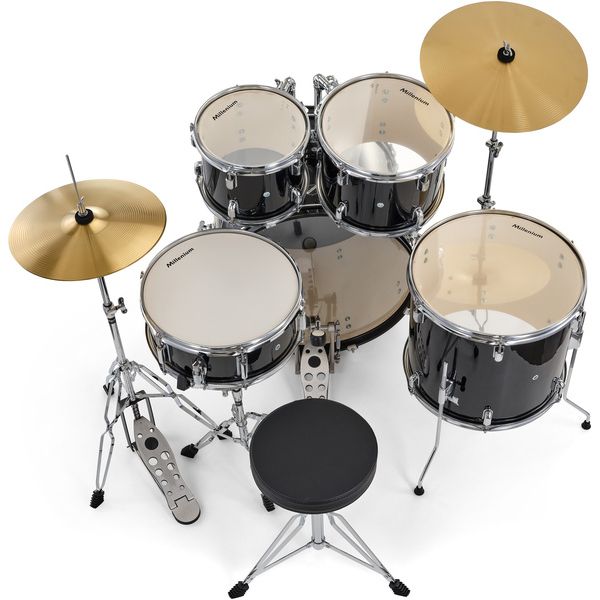 Millenium Focus 22 Drum Set Black