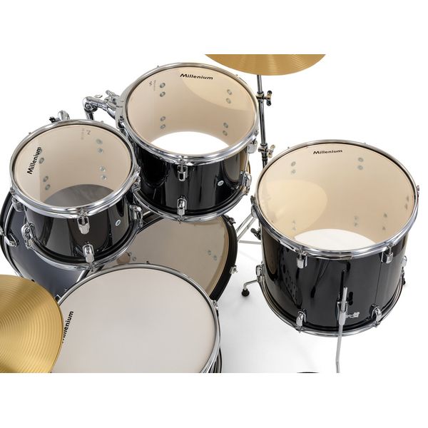 Millenium Focus 22 Drum Set Black
