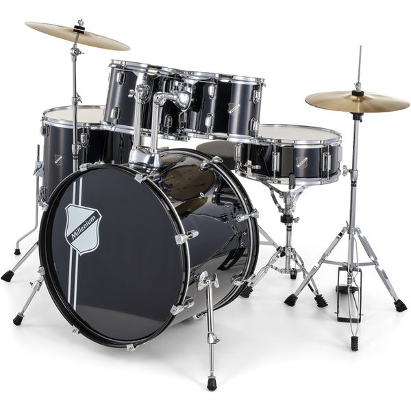 Millenium Focus 22 Drum Set Black