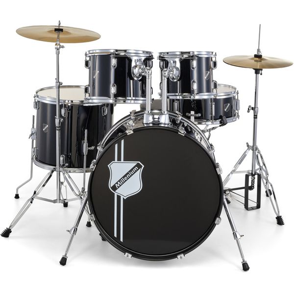 Millenium Focus 22 Drum Set Black
