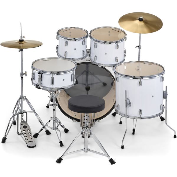 Millenium Focus 22 Drum Set White