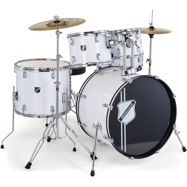 Millenium Focus 22 Drum Set White