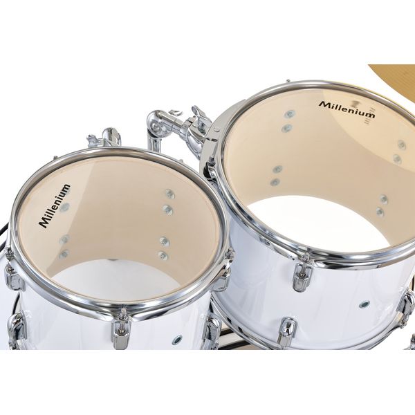 Millenium Focus 22 Drum Set White