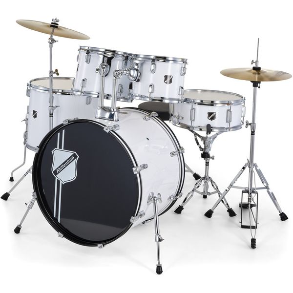 Millenium Focus 20 Drum Set White