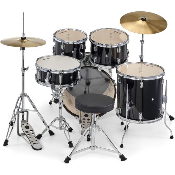 Millenium Focus 18 Drum Set Black