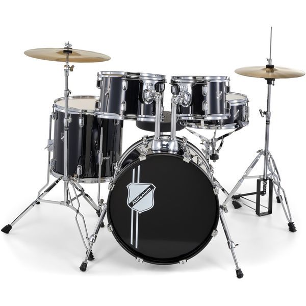 Millenium Focus 18 Drum Set Black