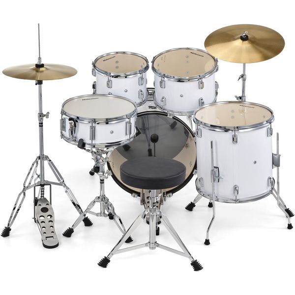 Millenium Focus 18 Drum Set White