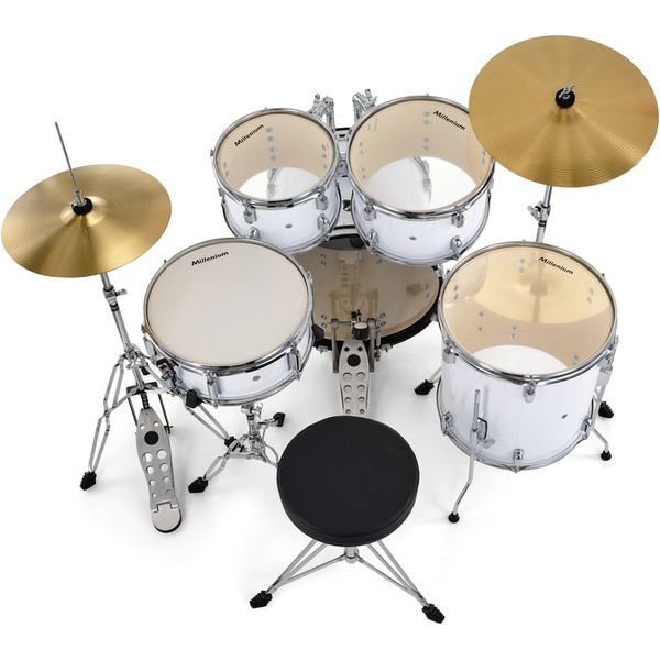 Millenium Focus 18 Drum Set White