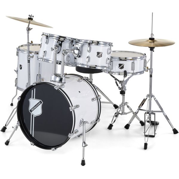 Millenium Focus 18 Drum Set White