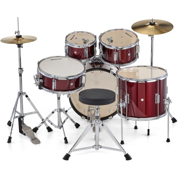 Millenium Focus Junior Drum Set Red