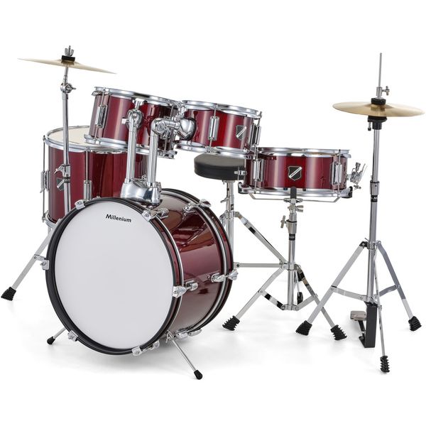 Millenium Focus Junior Drum Set Red