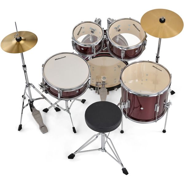 Millenium Focus Junior Drum Set Red